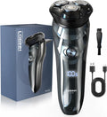 Electric Shaver for Men, 100% Washable Rotary Shaver, Men's Electric Razor | Rechargeable Waterproof, Wet & Dry