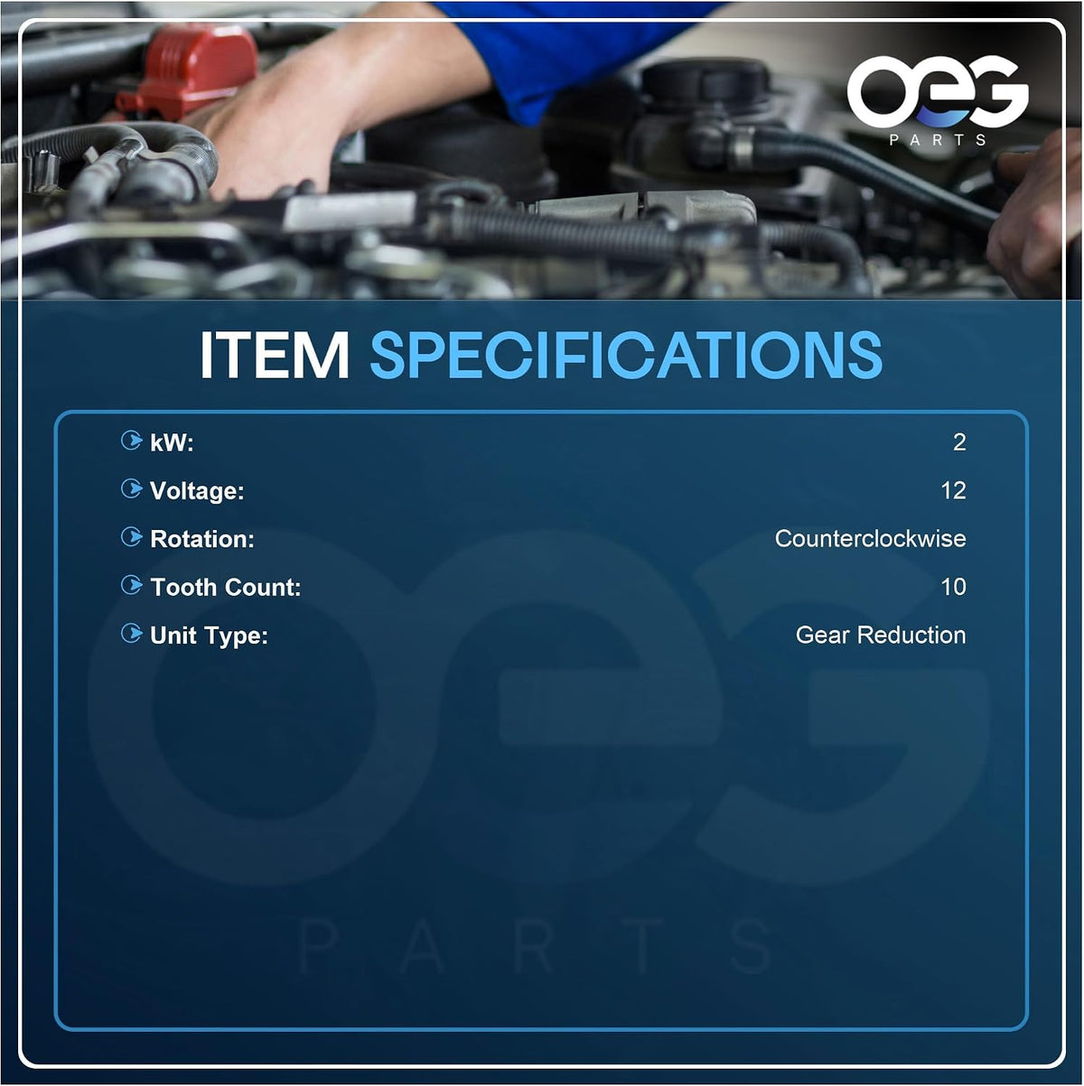 OEG Parts New Starter Compatible With Volkswagen VW Golf 1996-2006, Beetle 98-06, Jetta 96-05, Passat 94-97, TDI High Torque 2.0KW with Manual Transmission SVA0012, 41040022, SBO0056, SBO0100 41024018