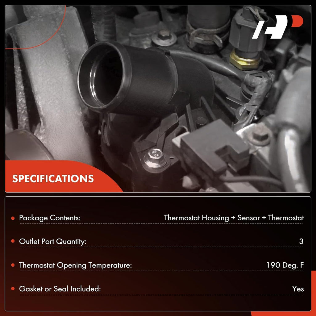A-Premium Engine Coolant Thermostat Housing Assembly