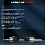 CV Axle 66-2191 for Ford Lobo/Expedition/F-150 2007-2015 Front Left