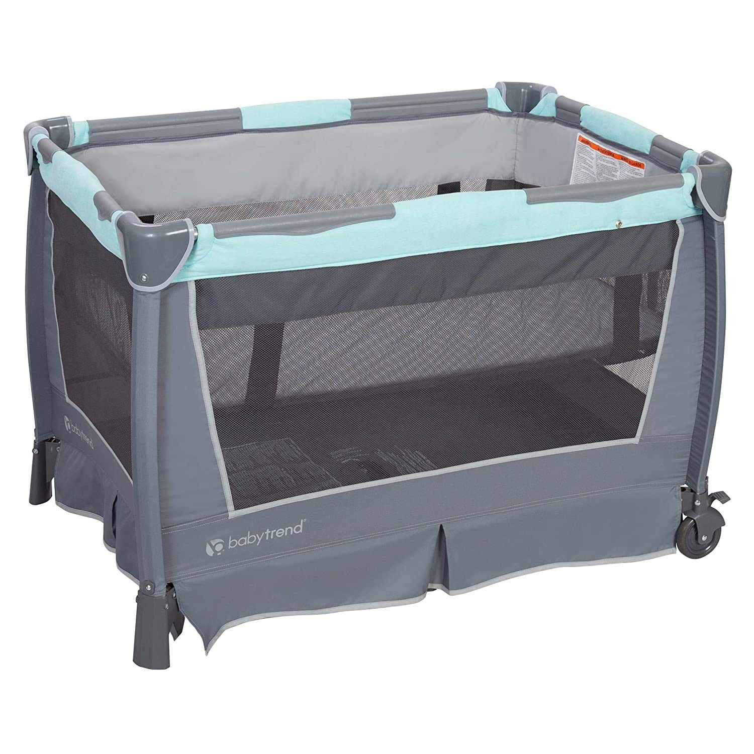 Retreat Nursery Center, Portable Playard with Bassinet, Changing Table, and Storage - Foldable and Convertible Travel