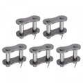 uxcell 5Pcs #120 Chain Master Connector Link Roller, 1 1/2" Pitch Carbon Steel, Standard Connecting Split Links for 24A Chain