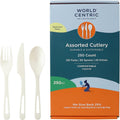 Compostable TPLA Assorted Cutlery, Pack of 250