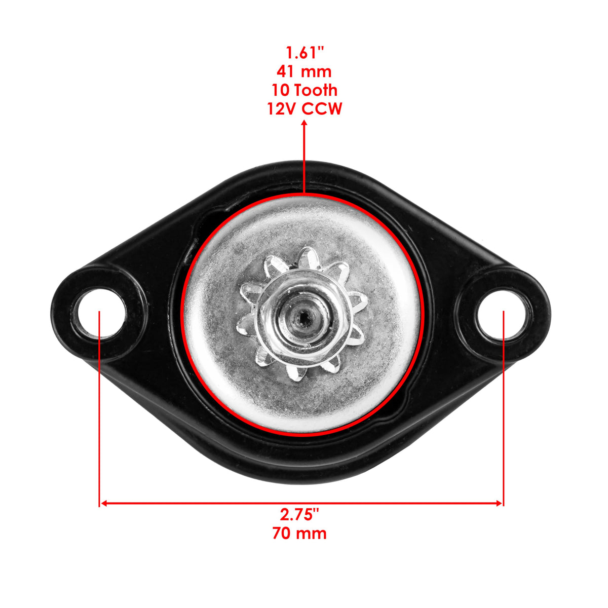 Caltric Starter Motor Compatible with Mercury Outboard 8HP 9.9 HP 2005-2011