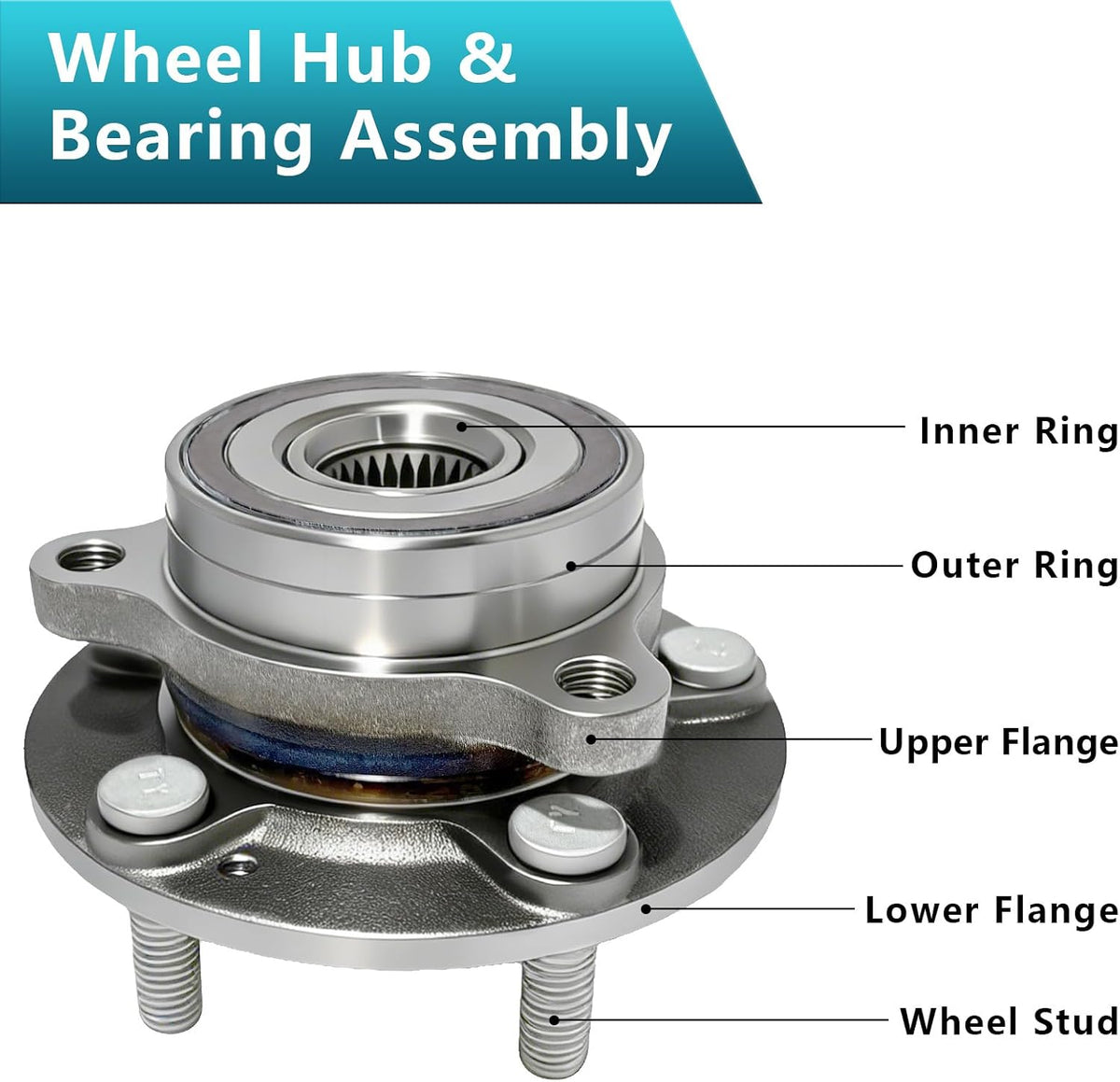 513420 Wheel Bearing Hub Assembly for Hyundai Elantra 2017-2023