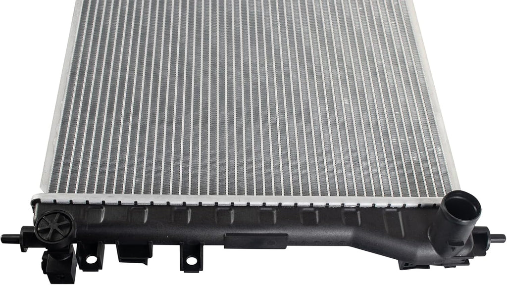 TRQ Radiator Assembly Aluminum Core Cross Flow with Transmission Oil Cooler
