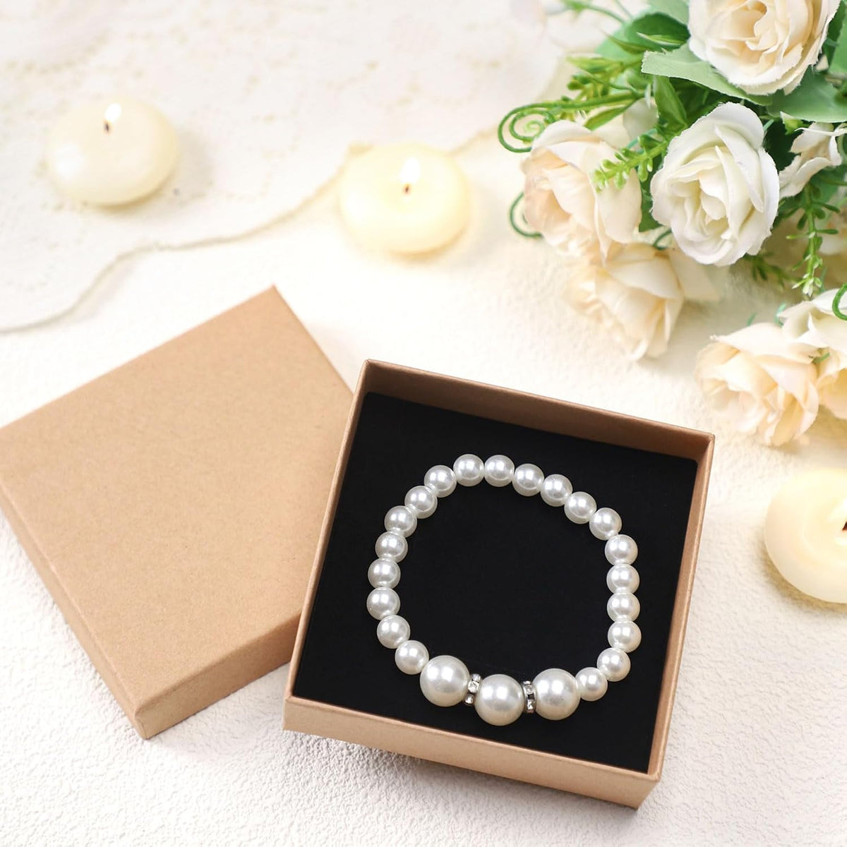100 Pcs Christmas Jewelry Gift Box Bulk