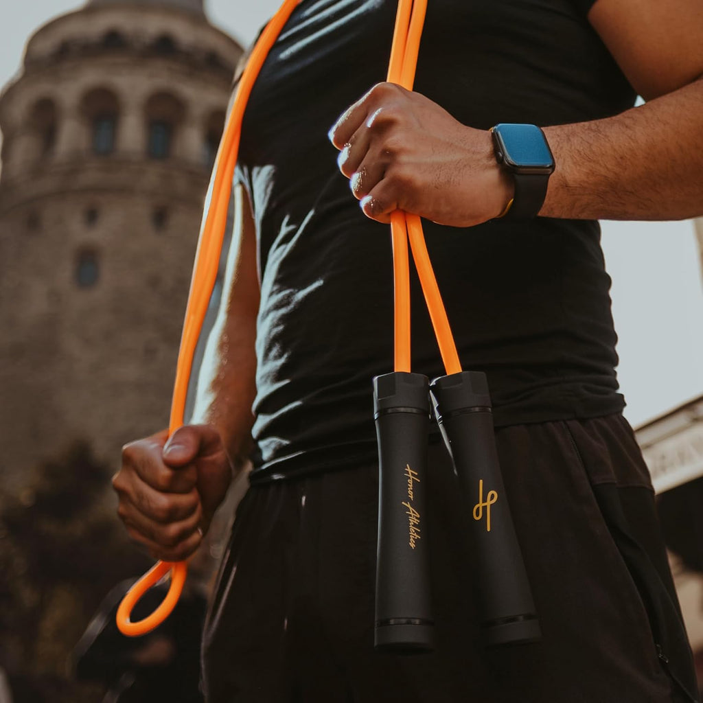 3.0 Muay Thai Style Weighted Jump Rope/Crafted for High-Intensity Training/Muay Thai & MMA - Lasting PVC Jump Rope