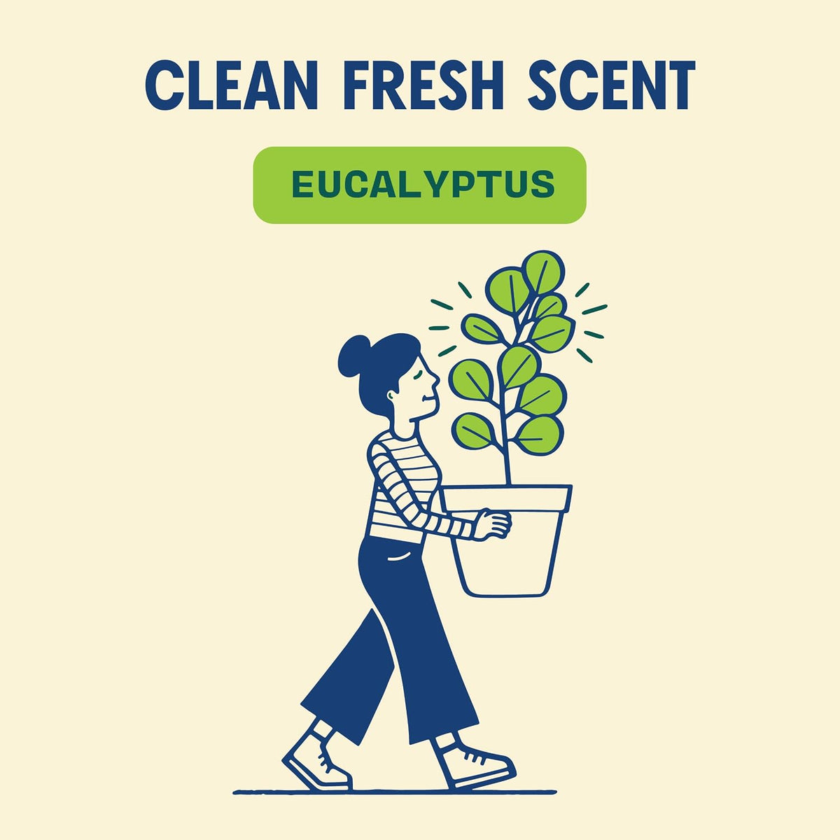 Toilet Bowl Cleaner, Eucalyptus, 24 fl oz, Pack of 1