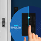 LIDER 15A Minimalist Decorator Switch, Frameless Paddle Light Switch, 3-Way