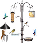 87 Inch Bird Feeding Station Kit with Squirrel Baffle for Outside