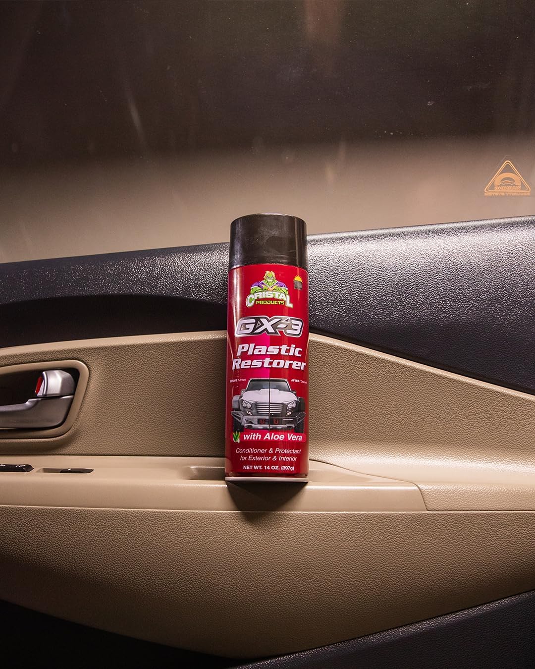 GX-3 Plastic Restorer – Black Plastic Restorer for Cars & Automotive Trim Restorer – Interior Car Cleaner & Exterior