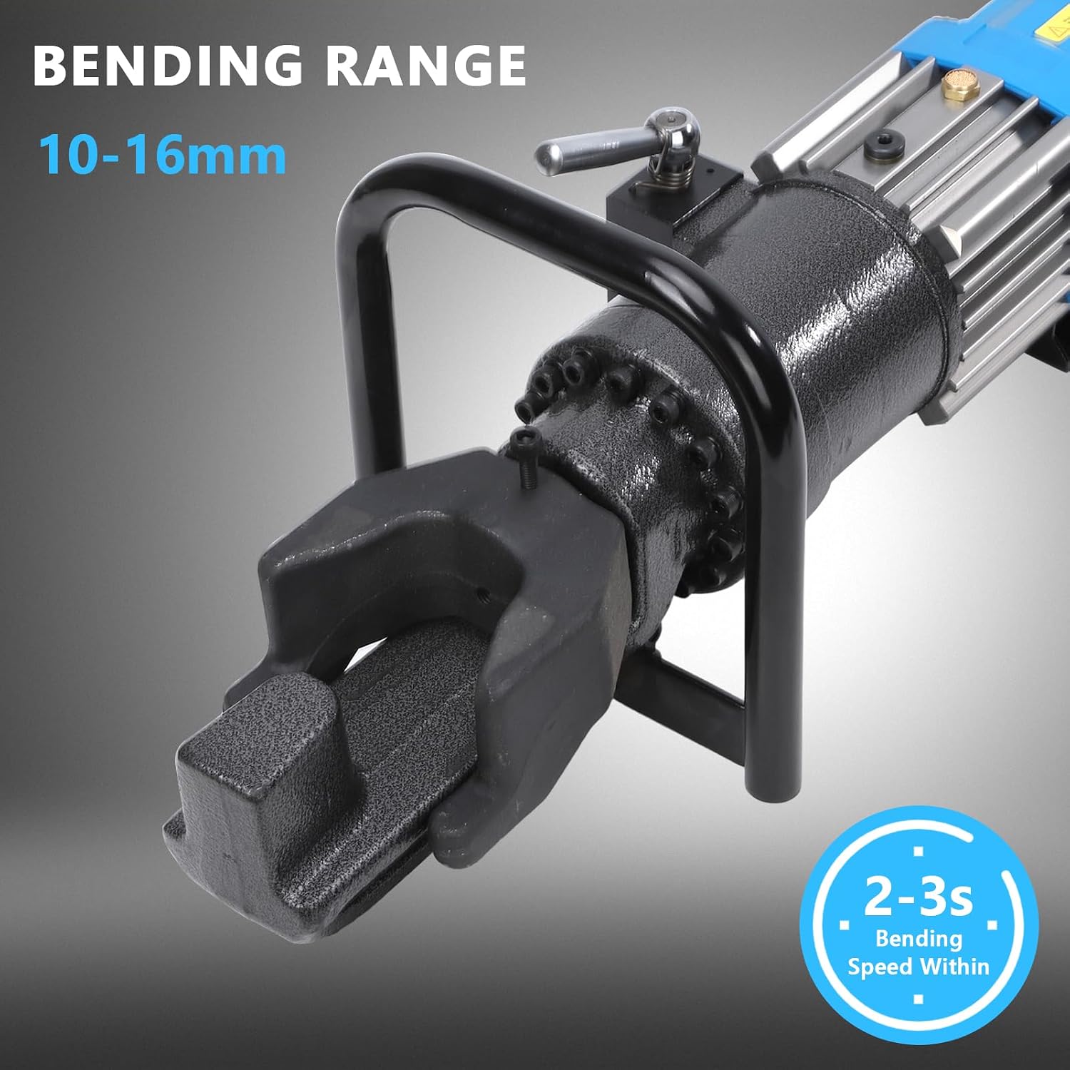 5/8 Inch Electric Hydraulic Rebar Bender 1400W 2-3s Fast Bending | 110V Electric Rebar Tool for 5/32’’ to 5/8’’