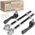 A-Premium Front Inner & Outer Tie Rod End Kit Fix Uneven Tire Wear