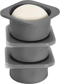 PLUS Large 1000ml Pizza Dough Proofing Boxes for DIY Artisan Pizza, Food Grade Silicone Stackable Containers with