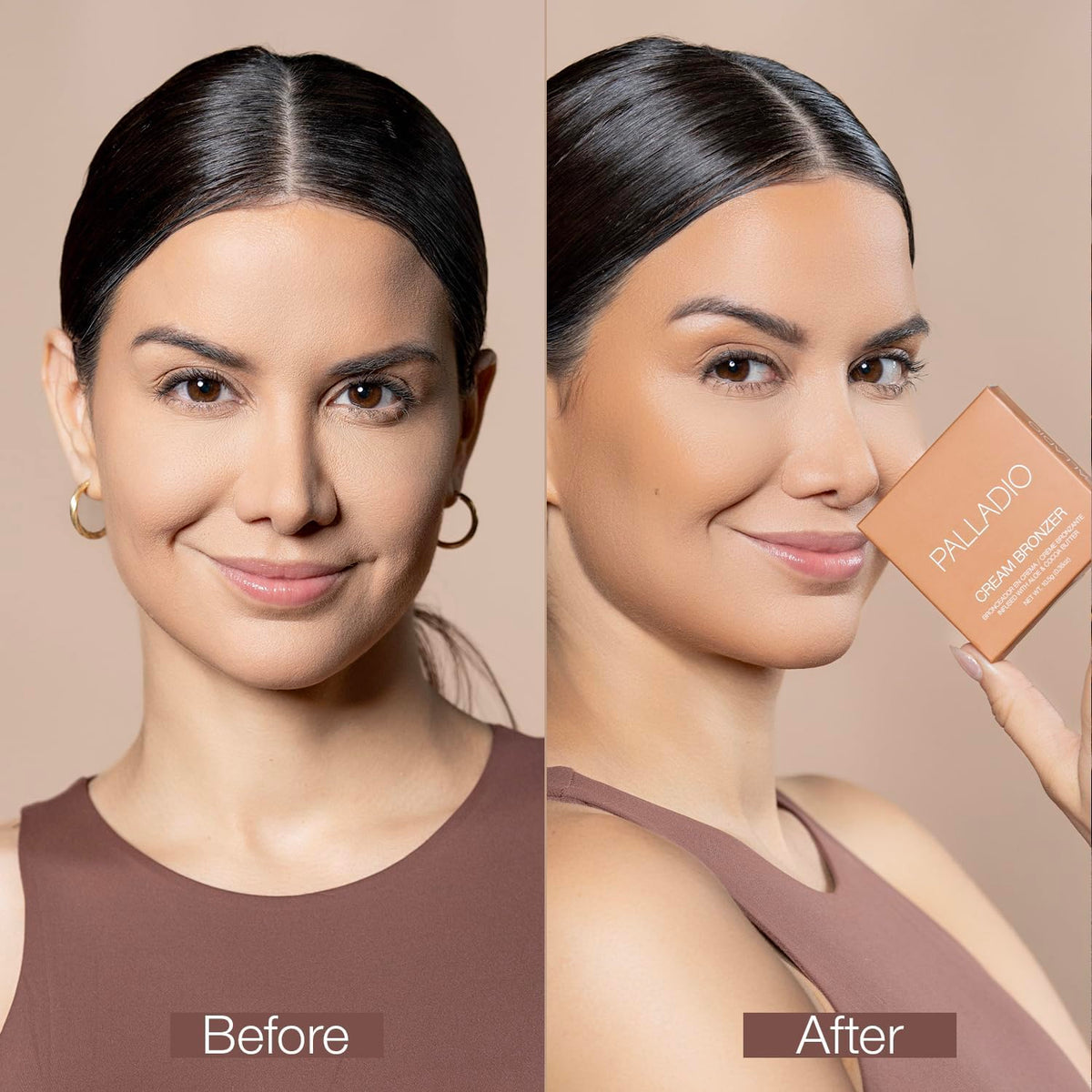 Cream Bronzer for Face and Skin, Cinnamon Spice