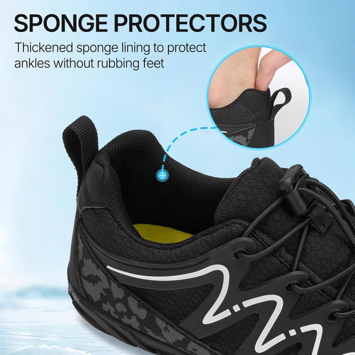 Barefoot Water Shoes Women Men Adult Hiking Swim Beach River Pool Hike Guarding Shoes Aqua Socks Protective Comfort