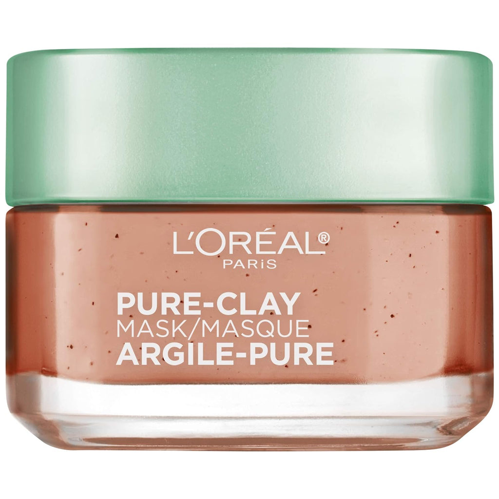 Skincare Pure Clay Face Mask with Red Algae for Clogged Pores to Exfoliate And Refine Pores, Clay Mask, at home face