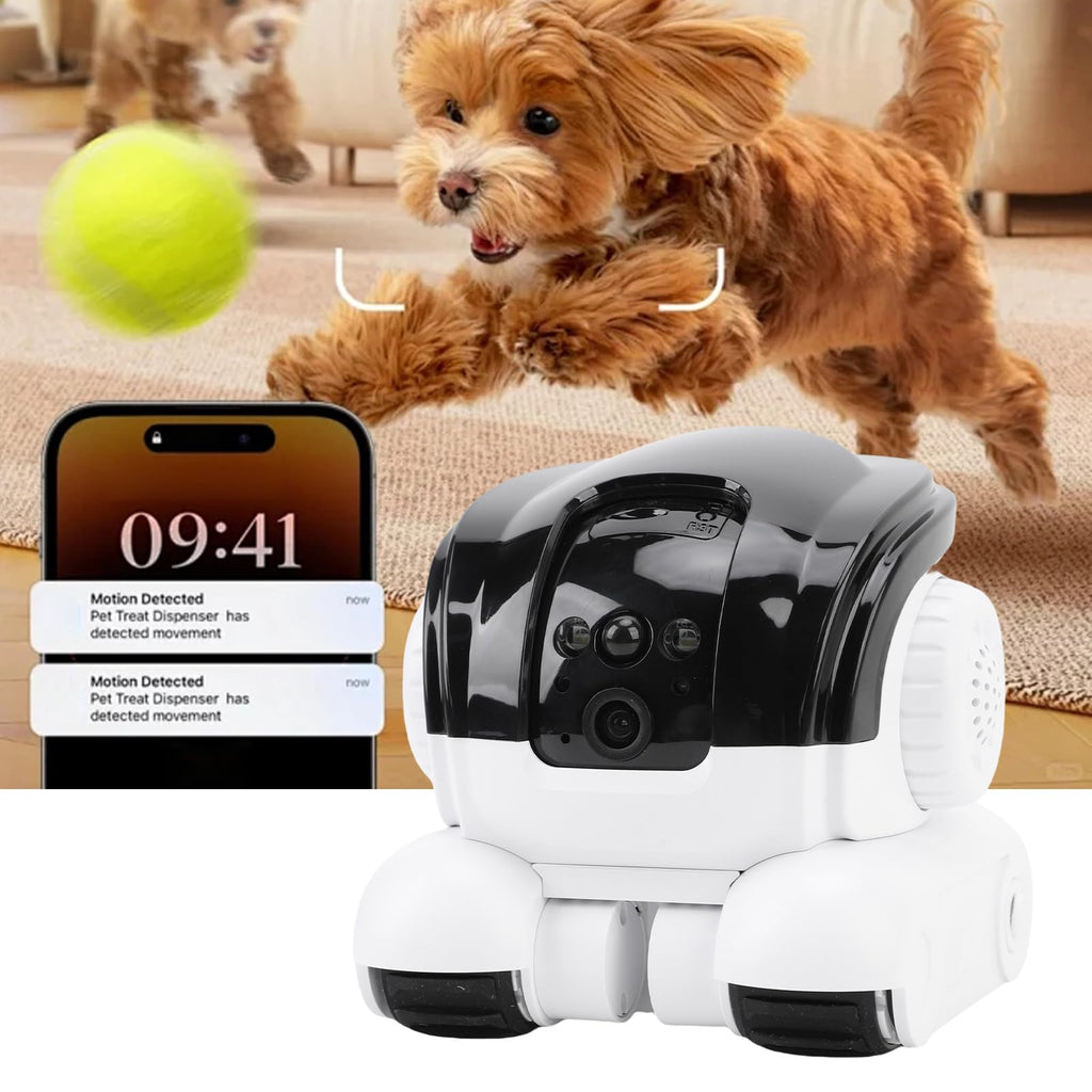 Wheeled Robot pet Camera, Supports Remote Interaction, Automatic pet Tracking Motion Detection, with a Mobile Camera