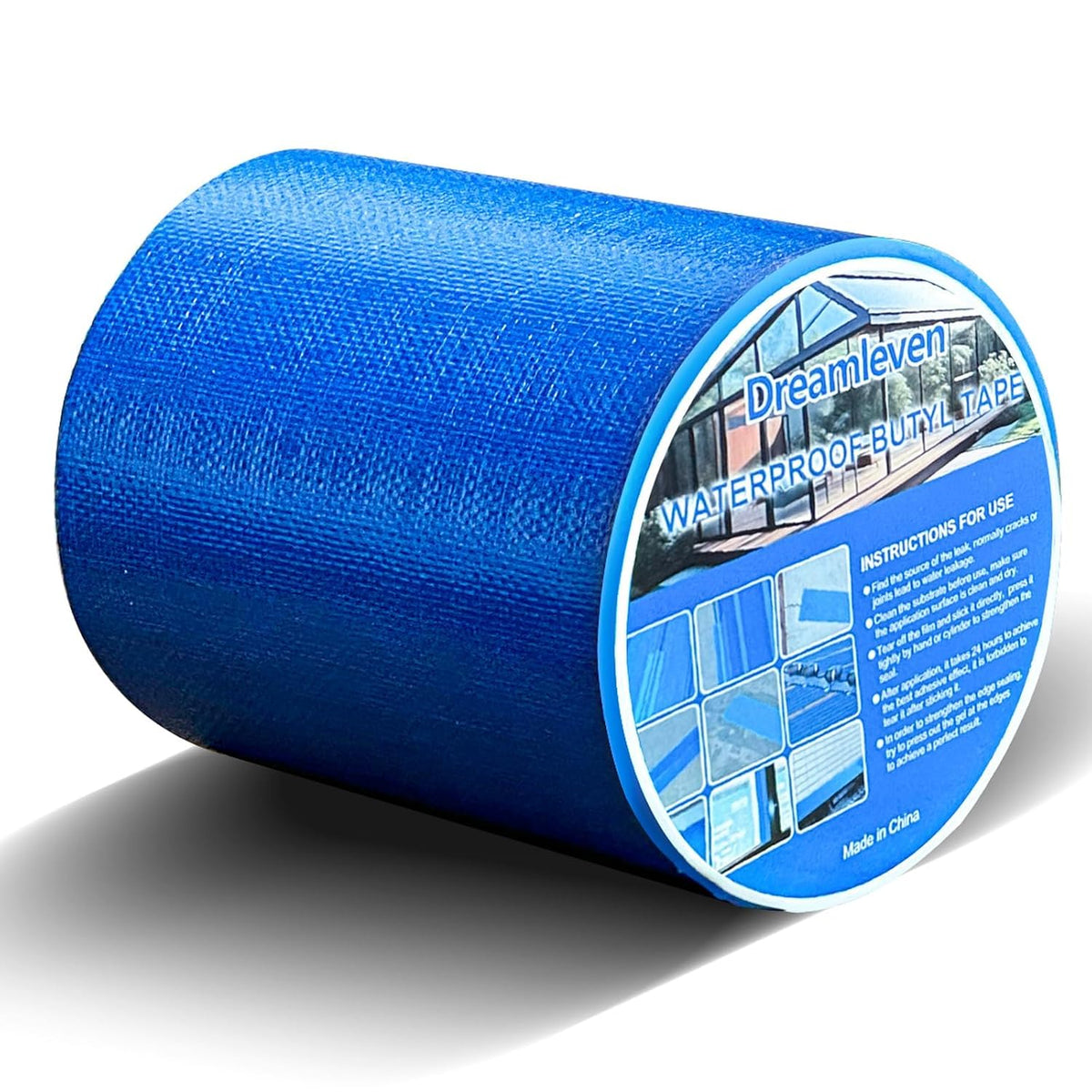 Blue Duct Tape Heavy Duty Waterproof 6 inch x16ft