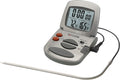 Precision Products Programmable with Timer Instant Read Wired Probe Digital, Meat, Food, Grill BBQ Cooking Kitchen