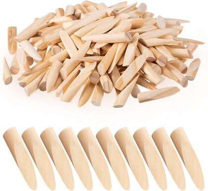 150 Pcs Solid Wood Pocket Hole Plugs for Screw Holes 3/8 Inch Wood Dowels Pine Hardwood Plugs Filler for Pocket Hole