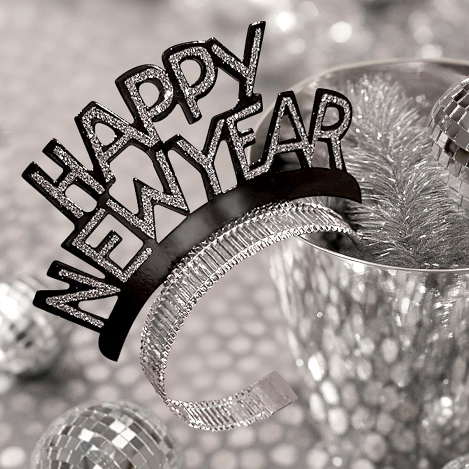 New Years Eve Party Supplies - New Years Decorations 2026 - 98 Pcs Sets With Happy New Year Balloons,Disco Balls