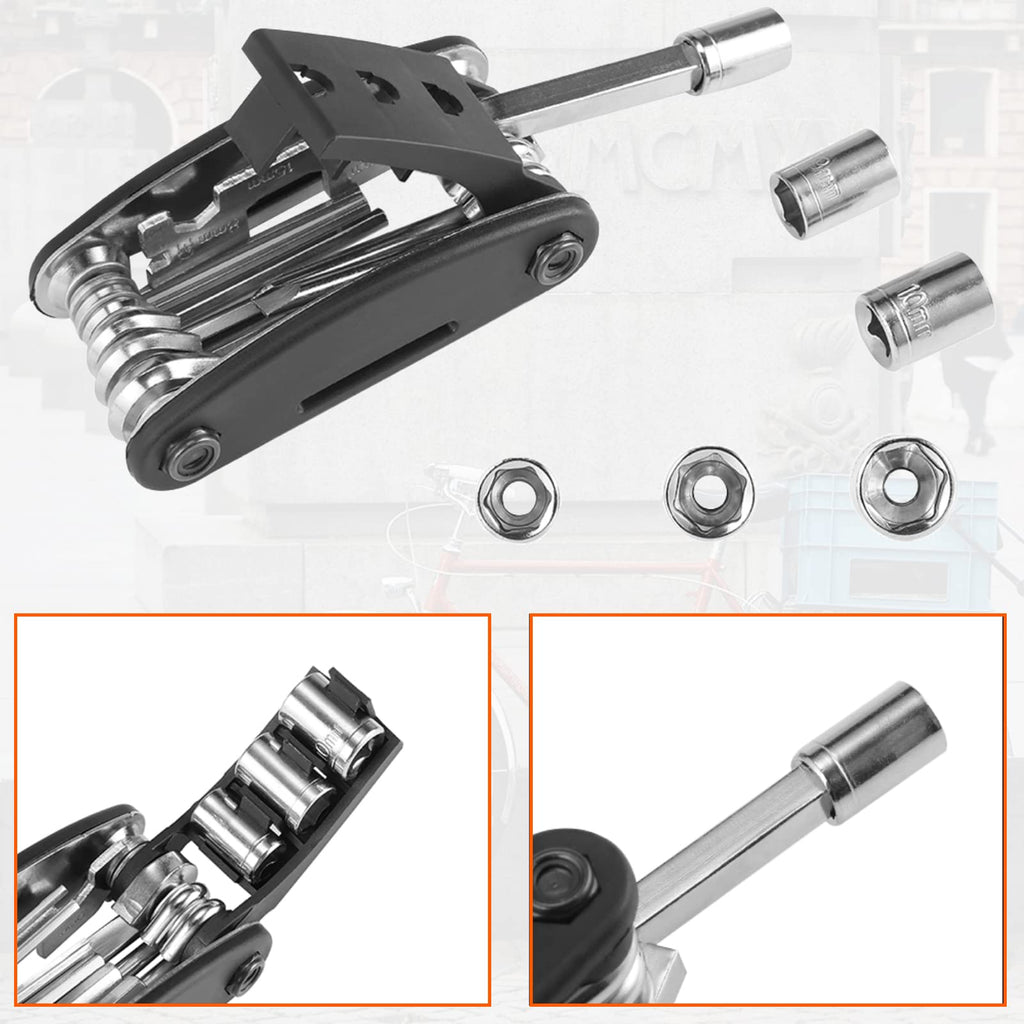 Bike Multitool Lightweight 16-in-1 MTB Bicycle Multitool Compact