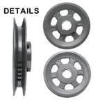 uxcell BK60-1 3/16 V-Belt Sheave 1-3/16"Bore 5.75"OD Single Groove