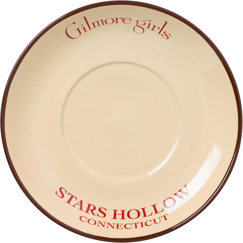 Gilmore Girls Logo, Oversized Teacup and Saucer, 22oz