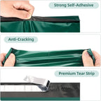 100 Pack Green Poly Mailers Variety Pack, 6x9&10x13&12x15.5&14.5x19