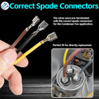 Replace for Genteq #GE3905 Condenser Fan Motor Carrier 5KCP39EGS070S 5KCP39EGY823S, Dayton 6DLL0, Bryant Payne