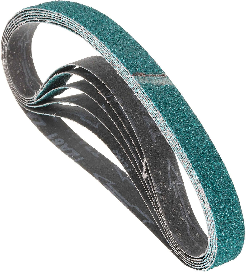 6 Pcs Sanding Belts 2 x 42 Inch 36 Grit Zirconia