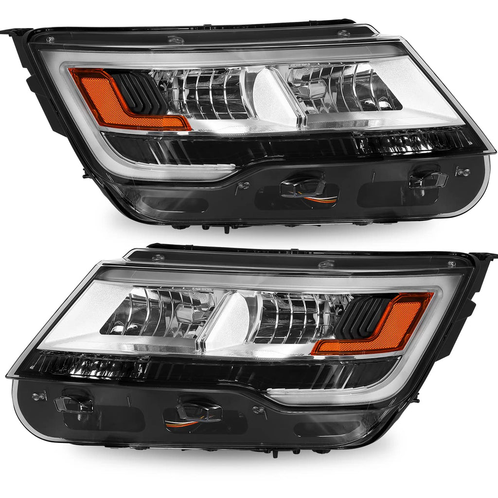 Headlight Assembly Compatible with 2016 to 2019 Ford Explorer