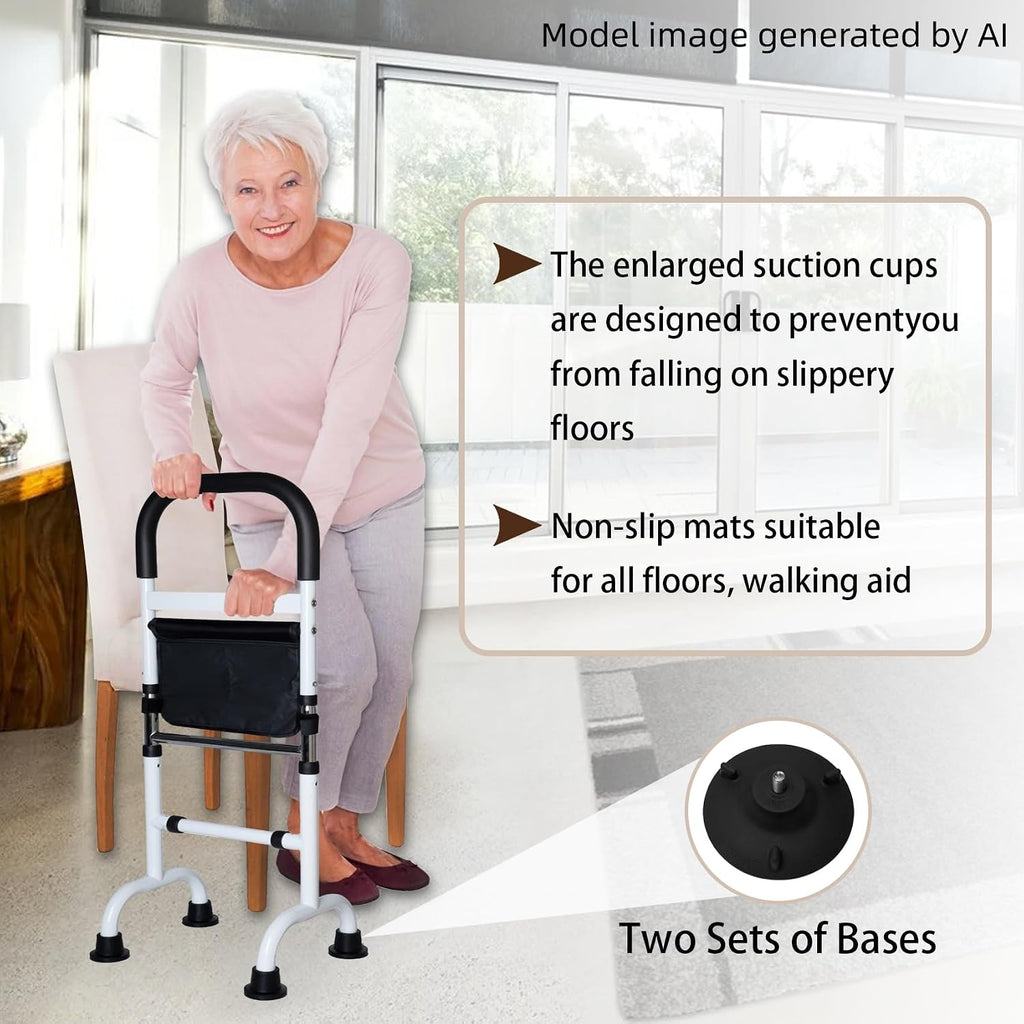 Adjustable Stand Assist Aid for Elderly, Couch Stand Assist with Night Light and Two Sets of Bases, Mobility Aids for