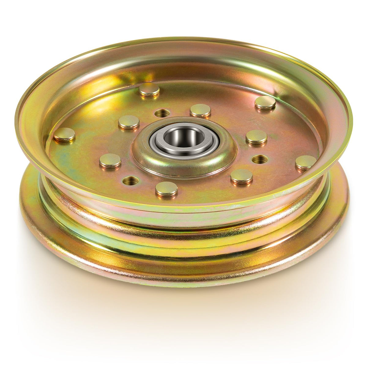 88663 Flat Idler Pulley for Mower Decks, 5" Flat Diameter, 5/8" Bore