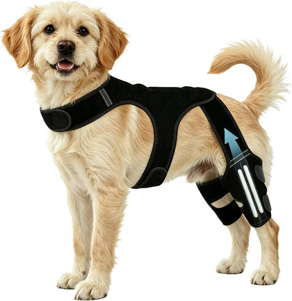 Dog Knee Braces for Back Leg,Knee Support for Dogs ACL/CCL Care Ideal for Dog Back Legs, Dog Leg Brace with Vest for