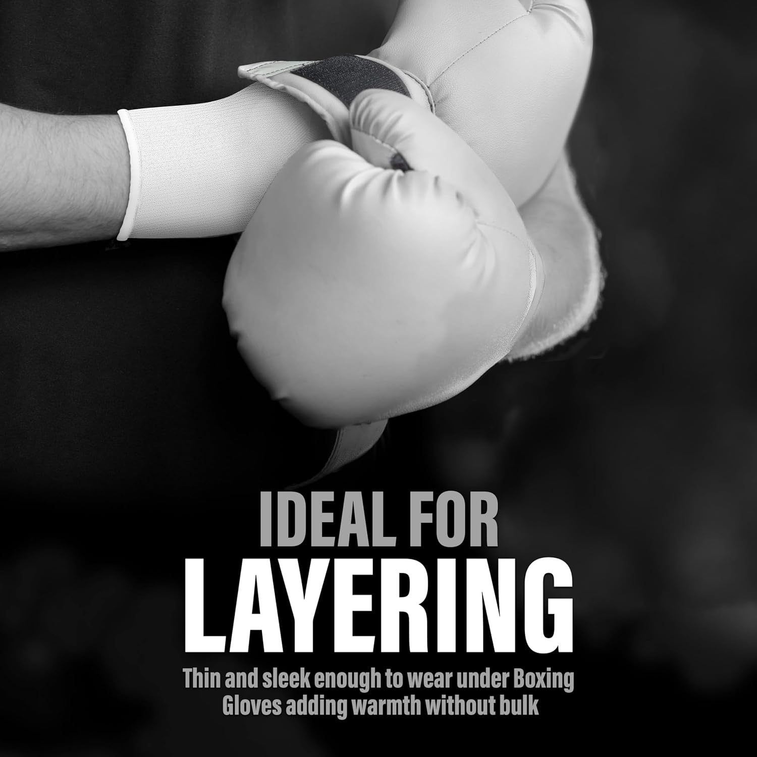 Boxing Hand Inner Gloves - Quick Elasticated Hand Wraps, Fist Protection for MMA, Muay Thai, Kickboxing, Martial Arts