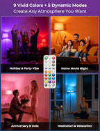 Color Changing Light Bulb 120W Equivalent, 12W with Remote Control E26