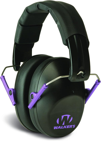 Walker's Unisex Adult's Lightweight Foldable Hearing Protection 22 dB Noise Reduction Pro Low-Profile Earmuffs