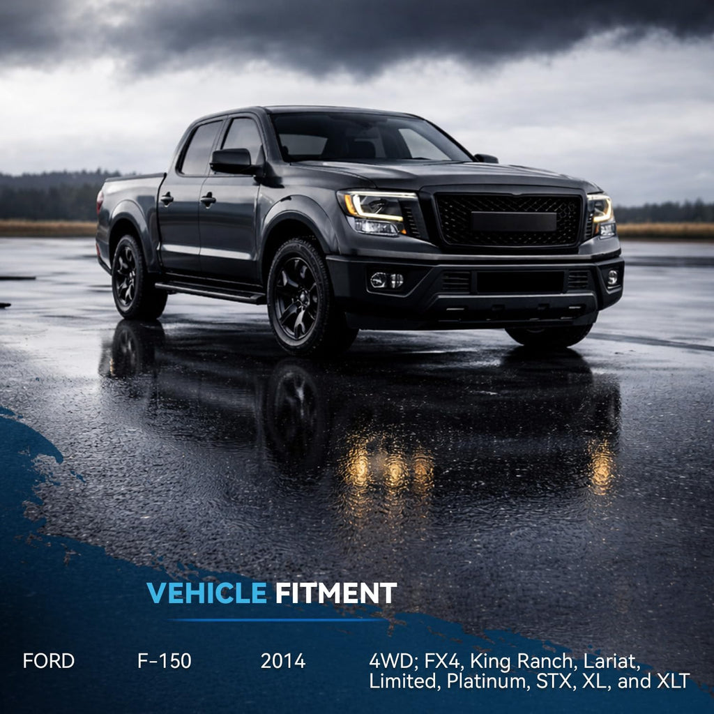 Detroit Axle - 4WD Front Struts for 2014 Ford F-150 STX, XL, XLT, Platinum