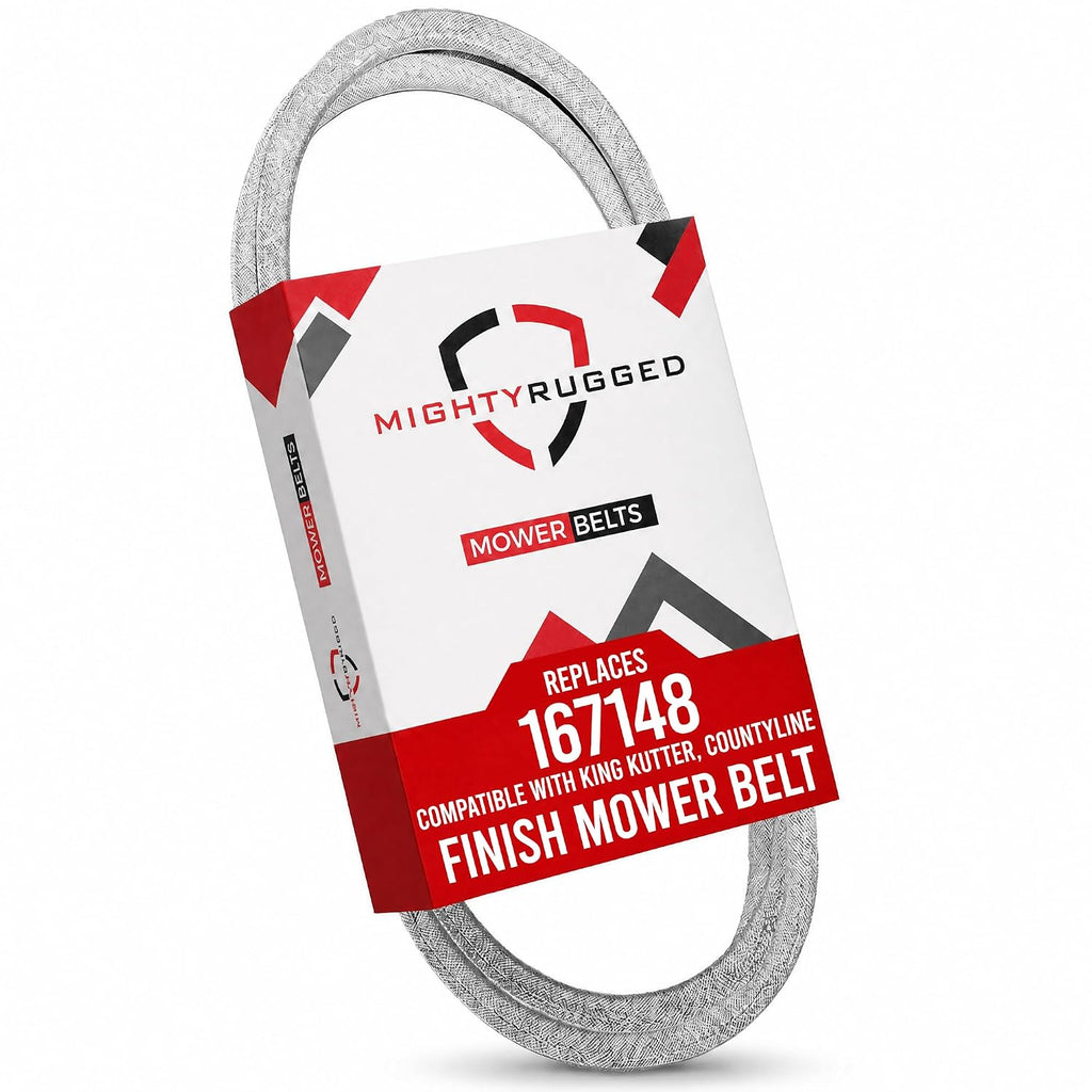 MightyRugged 167148 Belt for King Kutter RFM-72 6 ft Finish Mower