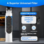 FPPWFU01 Water Filter Replacement Compatible with Frigidaire FPPWFU01 Water Filter, EPPWFU01, PurePour PWF-1, EPPWF01