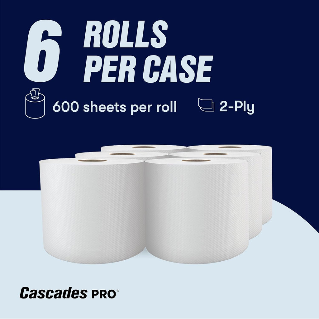 Select Centerpull Paper Towels H153, 600 Sheets, White