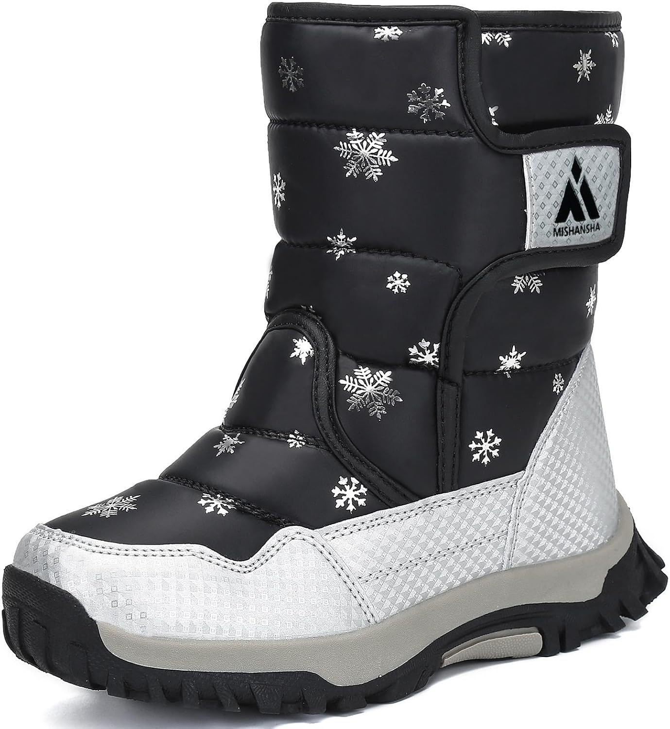 Girls Boys Snow Boots for Kids Warm Water-Resistant Winter Boots