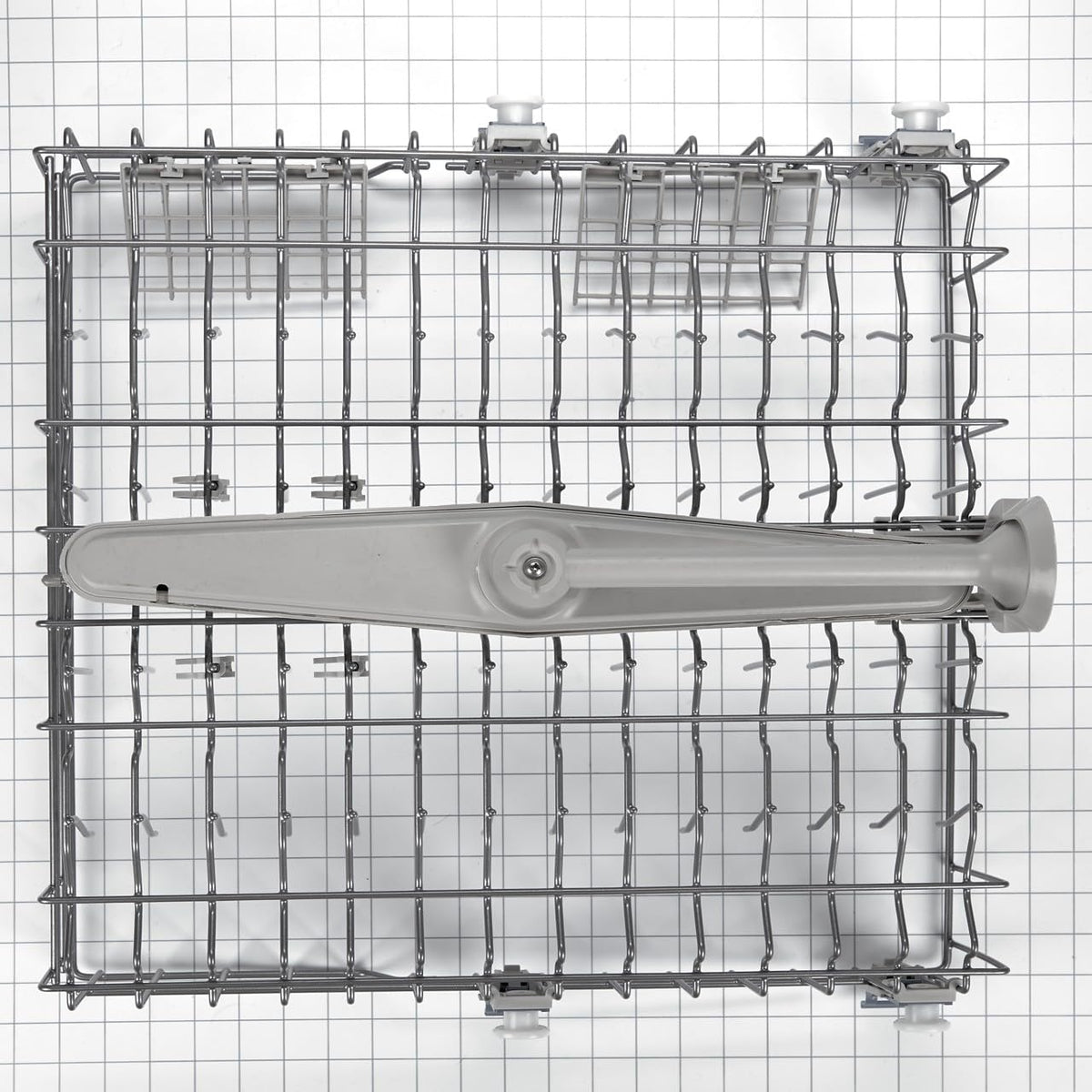 Whirlpool WPW10253040 OEM Upper Dishwasher Rack, Silver