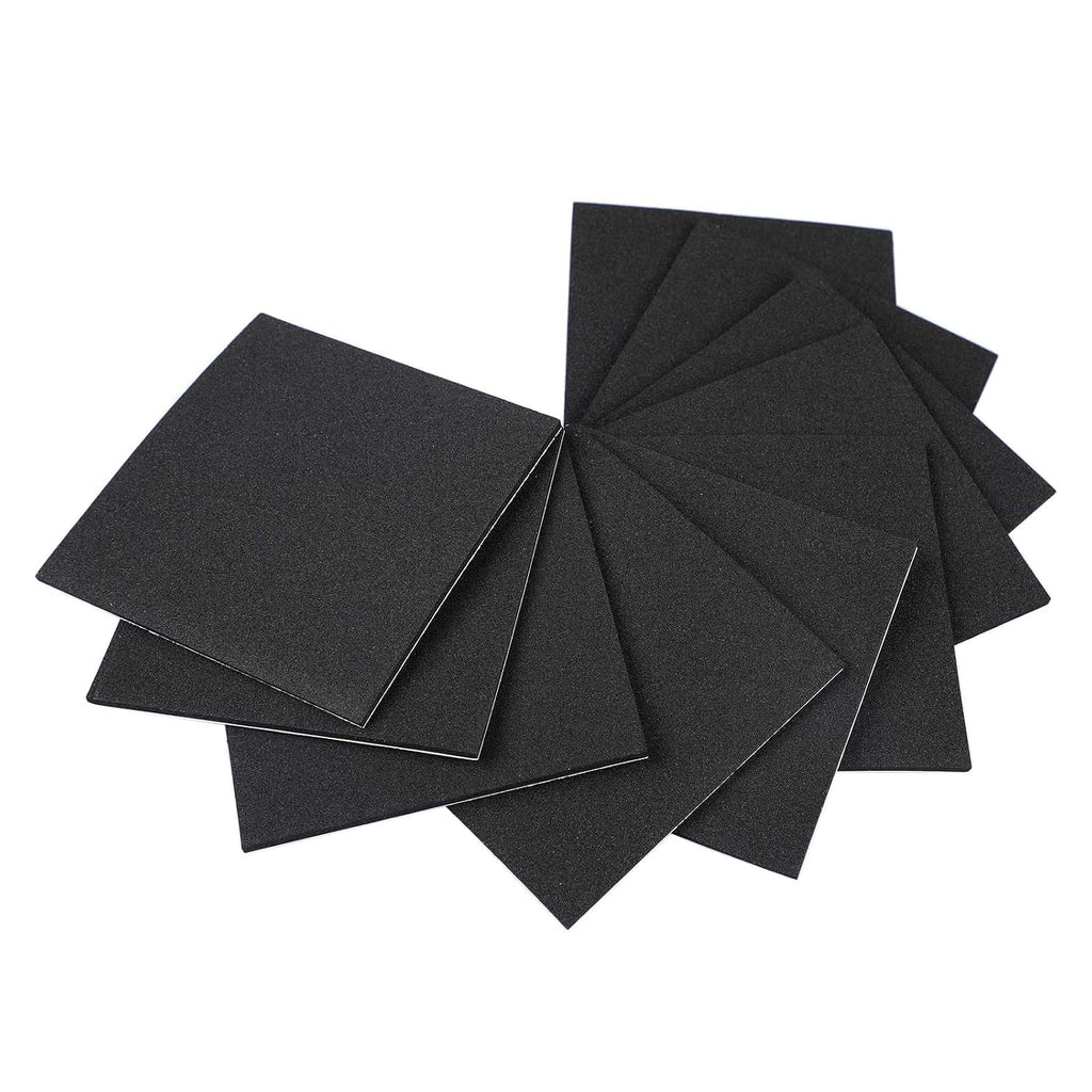 10Pcs Adhesive Foam Padding 1/8 in Thick X 4 in X 4 i