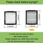 6 pcs Vac HEPA Filter for iRobot Roomba i & j & e, Combo i & j Series
