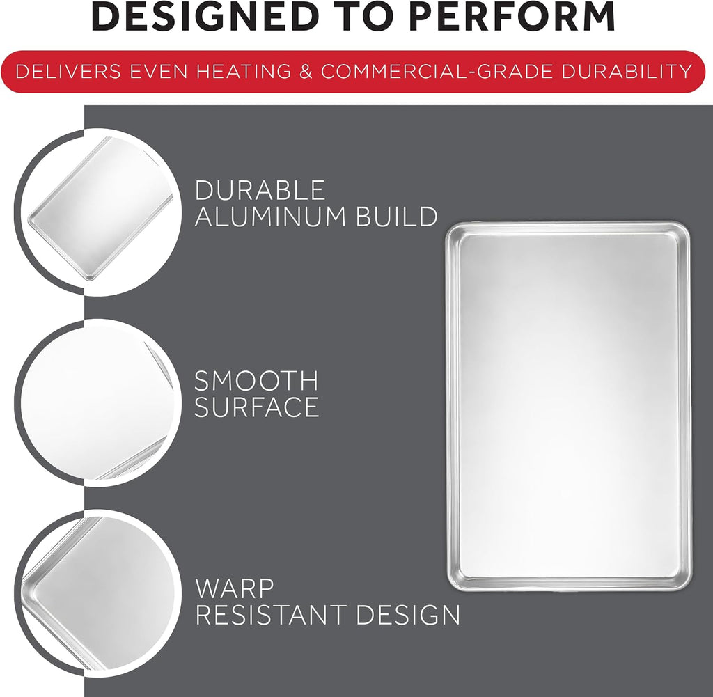 Full Size Aluminum Commercial-Grade Sheet Pan