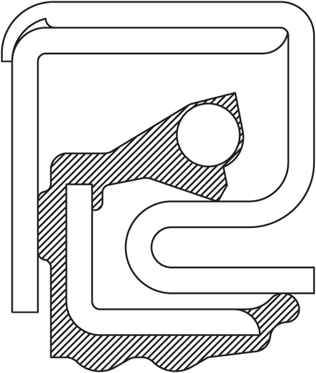 National 370014A Wheel Seal for Mack FW